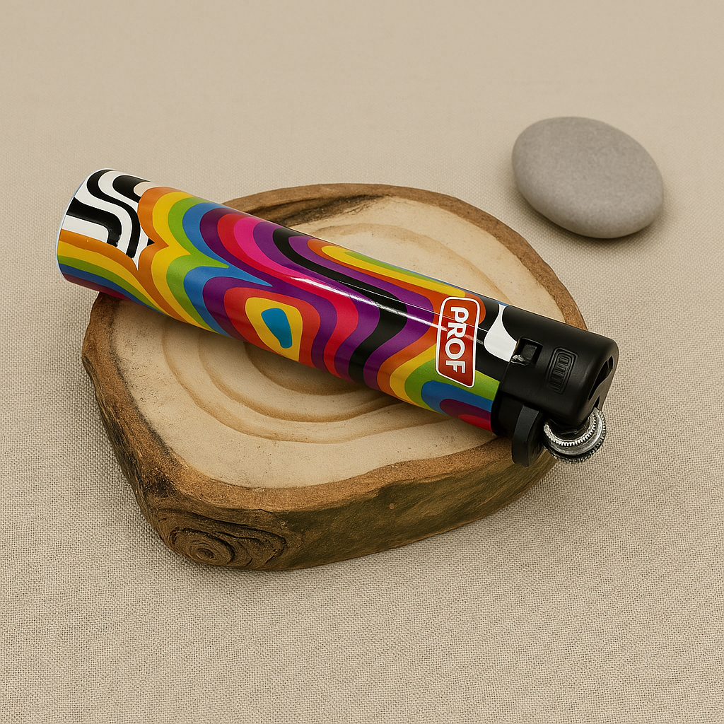Briquet à pierre psychedelic