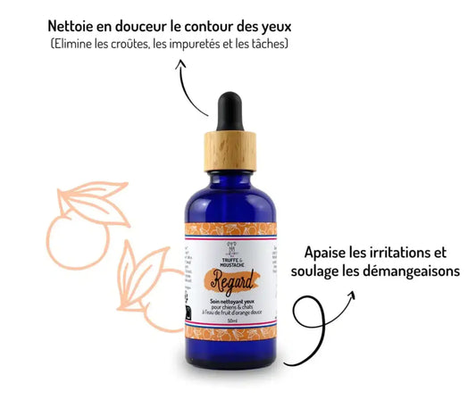 Truffe & Moustache Regard — Soin nettoyant yeux chien/chat