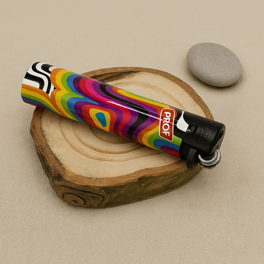 Briquet à pierre psychedelic