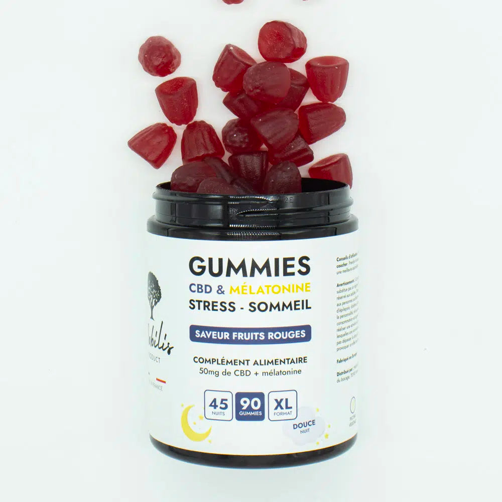 Gummies CBD + Mélatonine Sommeil