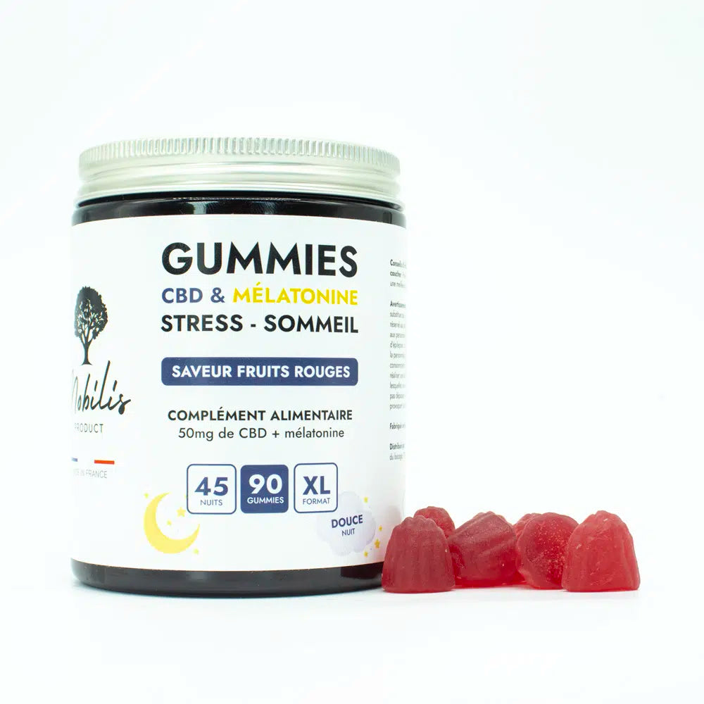 Gummies CBD + Mélatonine Sommeil
