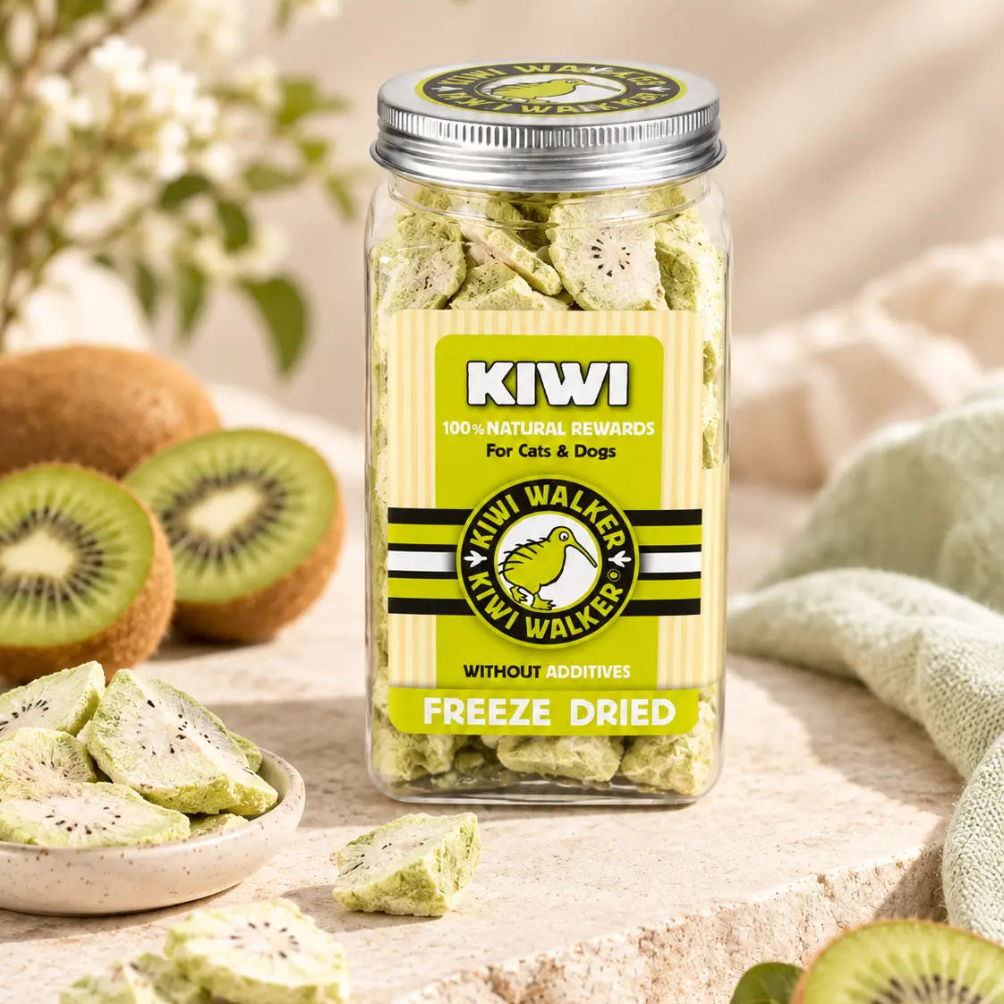 Kiwi Walker — Friandises lyophilisées 100 % kiwi — 40 g