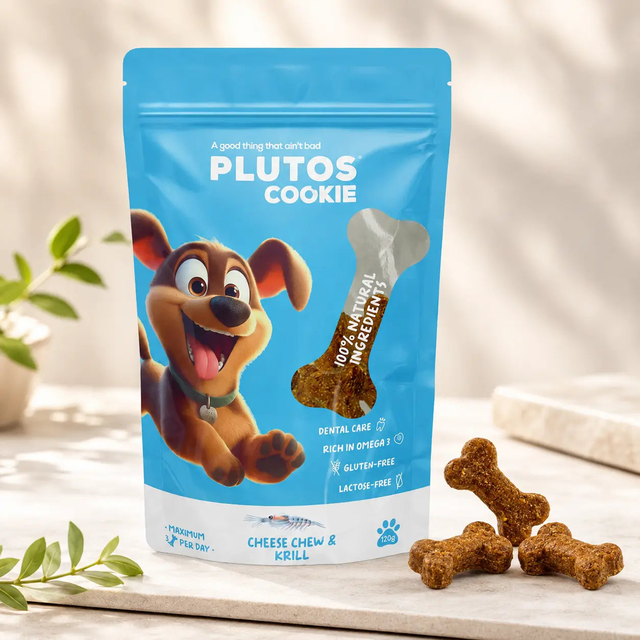 Plutos friandises Cookies fromage & krill