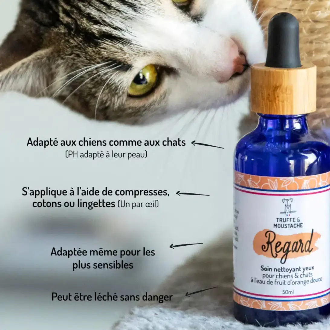 Truffe & Moustache Regard — Soin nettoyant yeux chien/chat